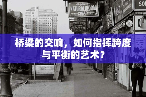 桥梁的交响，如何指挥跨度与平衡的艺术？