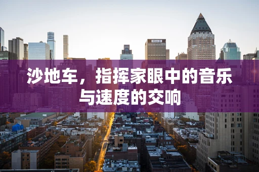 沙地车，指挥家眼中的音乐与速度的交响