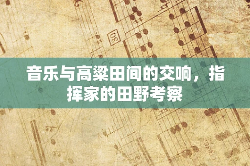 音乐与高粱田间的交响，指挥家的田野考察