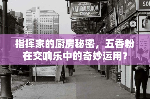 指挥家的厨房秘密，五香粉在交响乐中的奇妙运用？