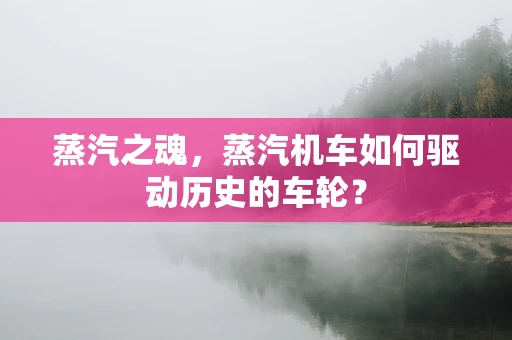 蒸汽之魂，蒸汽机车如何驱动历史的车轮？