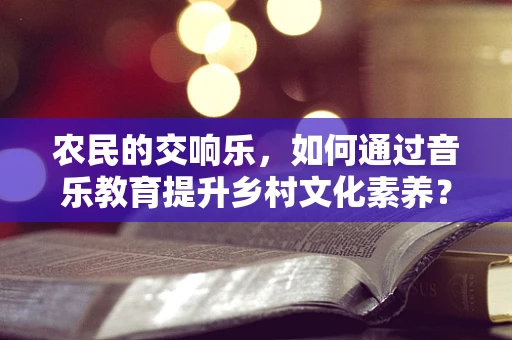 农民的交响乐，如何通过音乐教育提升乡村文化素养？