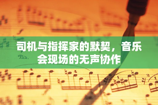 司机与指挥家的默契，音乐会现场的无声协作