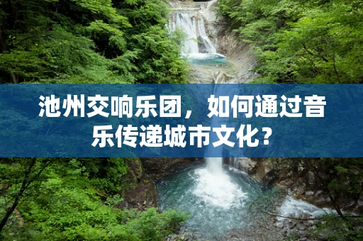 池州交响乐团，如何通过音乐传递城市文化？