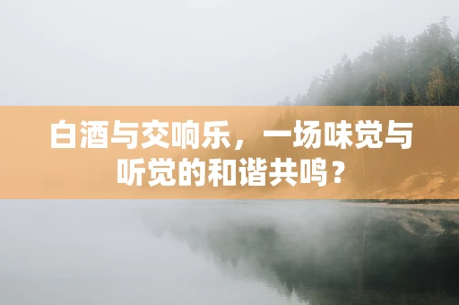 白酒与交响乐，一场味觉与听觉的和谐共鸣？