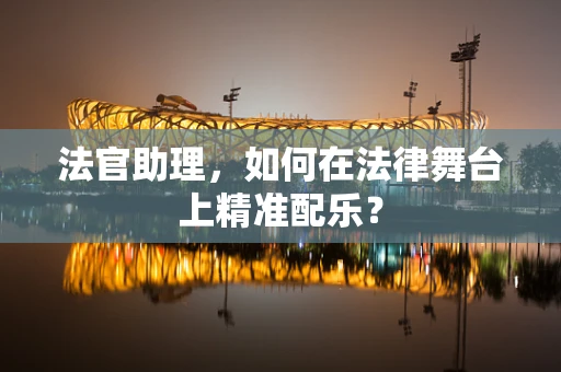 法官助理，如何在法律舞台上精准配乐？