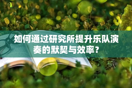 如何通过研究所提升乐队演奏的默契与效率？