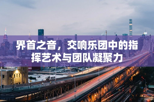 界首之音，交响乐团中的指挥艺术与团队凝聚力