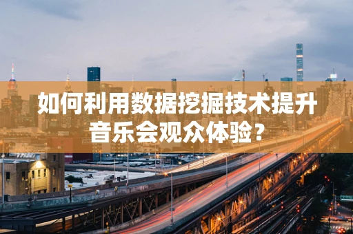 如何利用数据挖掘技术提升音乐会观众体验？