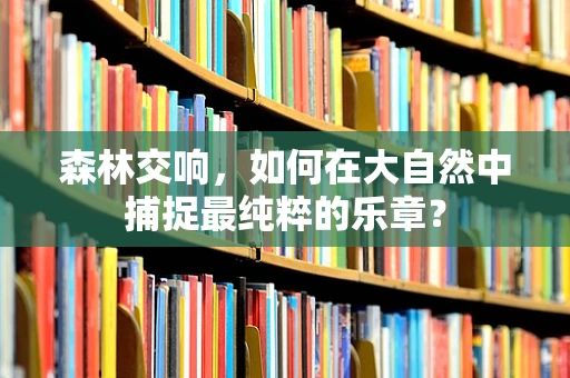 森林交响，如何在大自然中捕捉最纯粹的乐章？