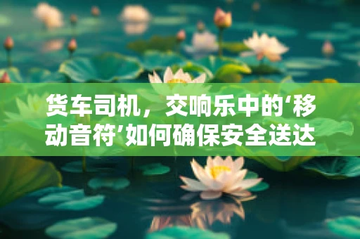 货车司机，交响乐中的‘移动音符’如何确保安全送达？