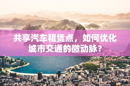 共享汽车租赁点，如何优化城市交通的微动脉？