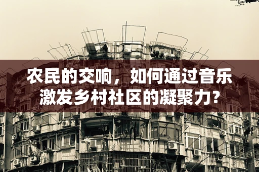 农民的交响，如何通过音乐激发乡村社区的凝聚力？