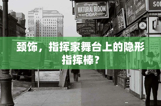 颈饰，指挥家舞台上的隐形指挥棒？