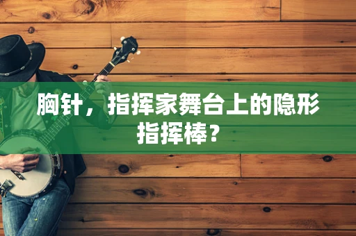 胸针，指挥家舞台上的隐形指挥棒？