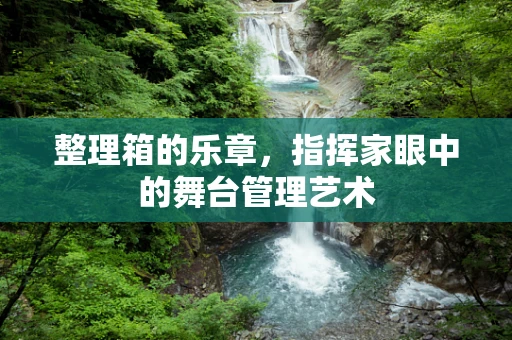 整理箱的乐章，指挥家眼中的舞台管理艺术