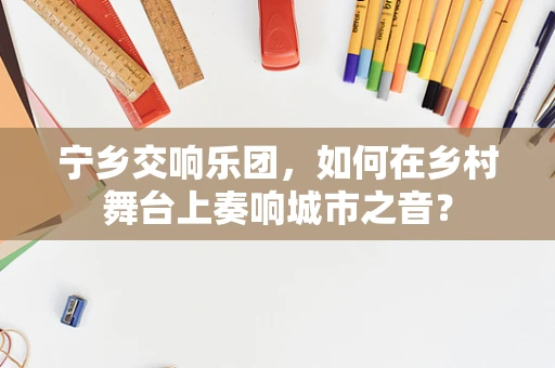 宁乡交响乐团，如何在乡村舞台上奏响城市之音？