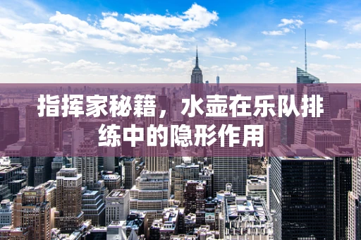 指挥家秘籍，水壶在乐队排练中的隐形作用