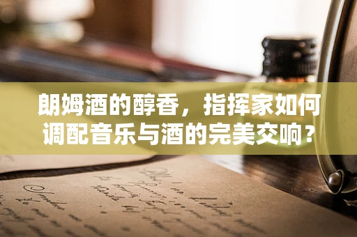 朗姆酒的醇香，指挥家如何调配音乐与酒的完美交响？