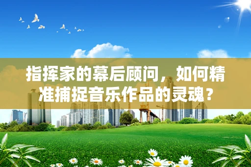 指挥家的幕后顾问，如何精准捕捉音乐作品的灵魂？