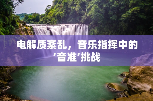 电解质紊乱，音乐指挥中的‘音准’挑战