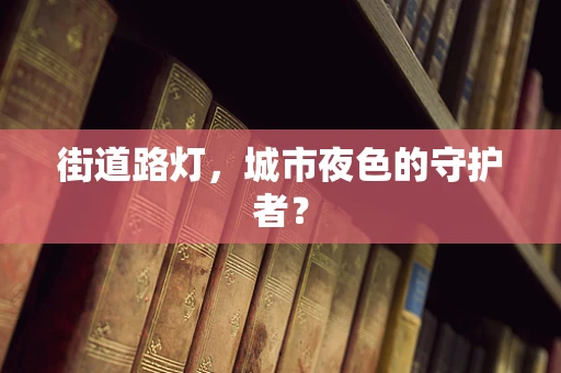 街道路灯，城市夜色的守护者？