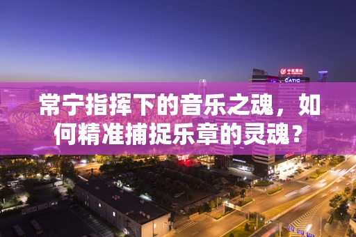 常宁指挥下的音乐之魂，如何精准捕捉乐章的灵魂？
