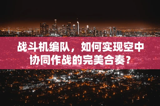 战斗机编队，如何实现空中协同作战的完美合奏？