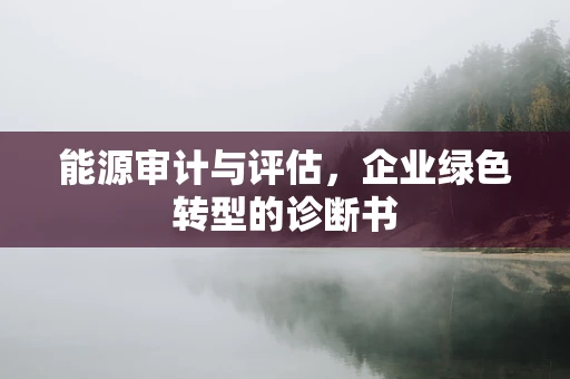 能源审计与评估，企业绿色转型的诊断书