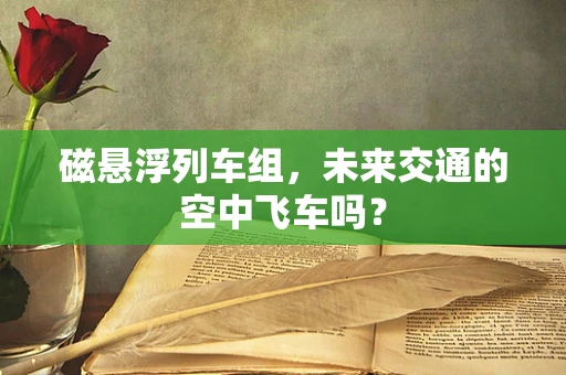 磁悬浮列车组，未来交通的空中飞车吗？