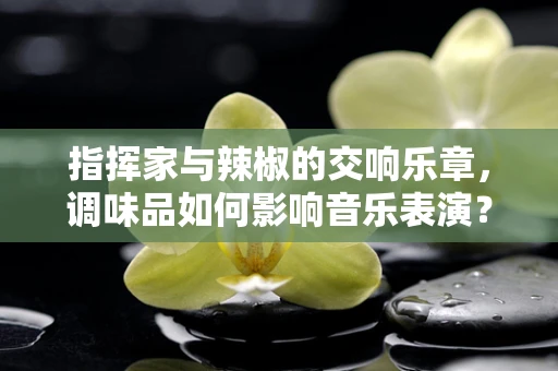 指挥家与辣椒的交响乐章，调味品如何影响音乐表演？