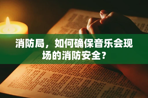 消防局，如何确保音乐会现场的消防安全？