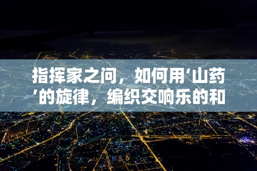 指挥家之问，如何用‘山药’的旋律，编织交响乐的和谐篇章？