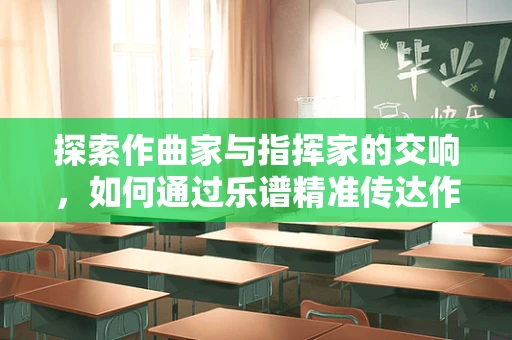 探索作曲家与指挥家的交响，如何通过乐谱精准传达作曲家的意图？