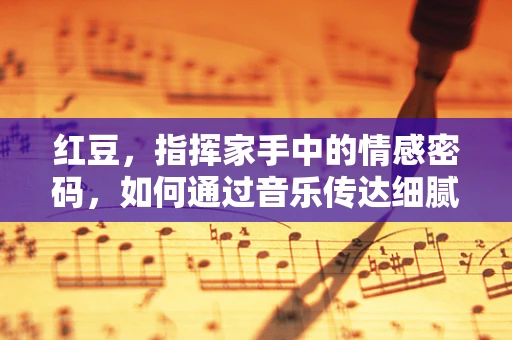 红豆，指挥家手中的情感密码，如何通过音乐传达细腻情感？