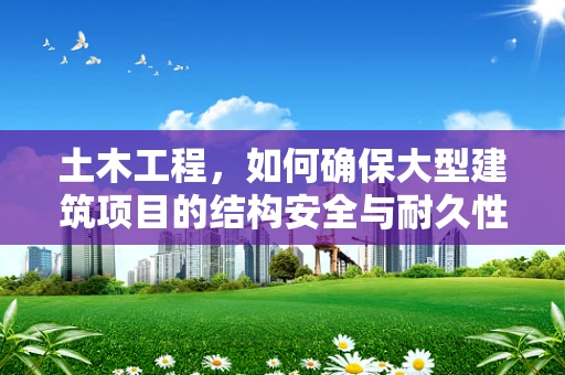 土木工程，如何确保大型建筑项目的结构安全与耐久性？