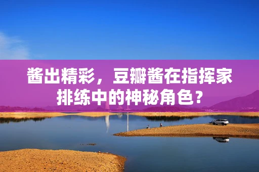 酱出精彩，豆瓣酱在指挥家排练中的神秘角色？