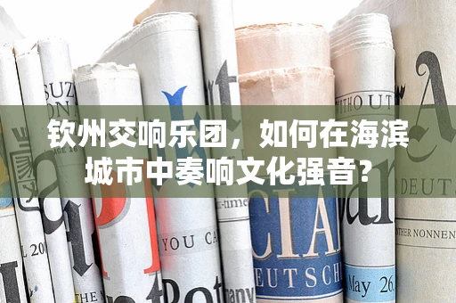 钦州交响乐团，如何在海滨城市中奏响文化强音？