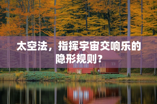 太空法，指挥宇宙交响乐的隐形规则？