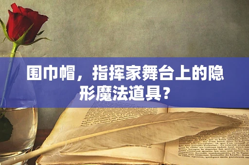 围巾帽，指挥家舞台上的隐形魔法道具？
