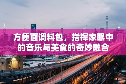 方便面调料包，指挥家眼中的音乐与美食的奇妙融合