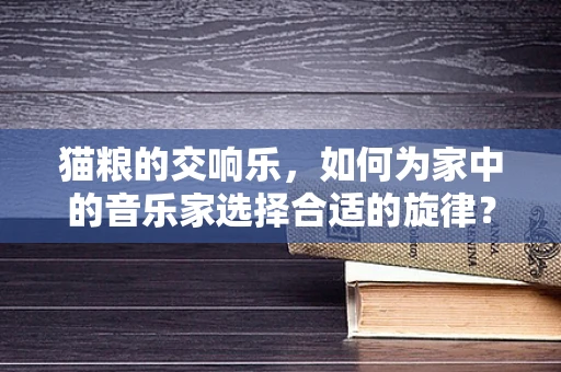 猫粮的交响乐，如何为家中的音乐家选择合适的旋律？
