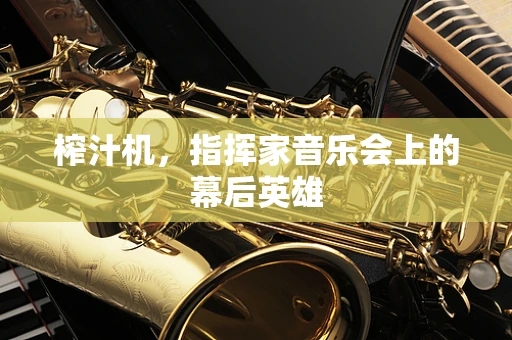 榨汁机，指挥家音乐会上的幕后英雄
