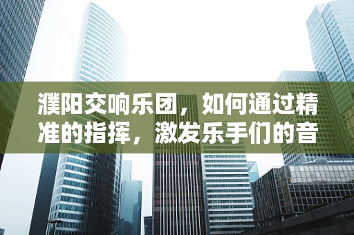 濮阳交响乐团，如何通过精准的指挥，激发乐手们的音乐激情？