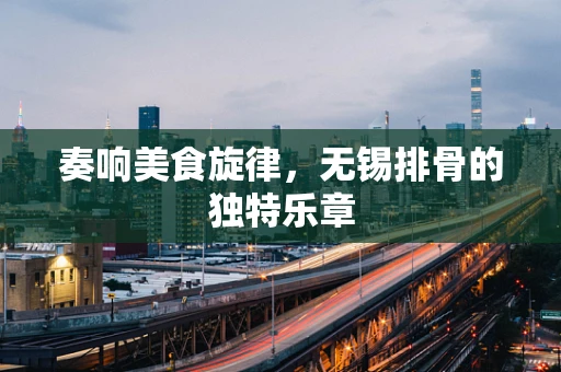 奏响美食旋律，无锡排骨的独特乐章