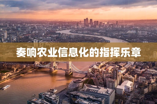 奏响农业信息化的指挥乐章