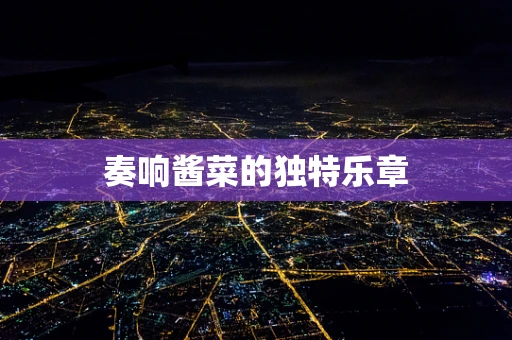 奏响酱菜的独特乐章