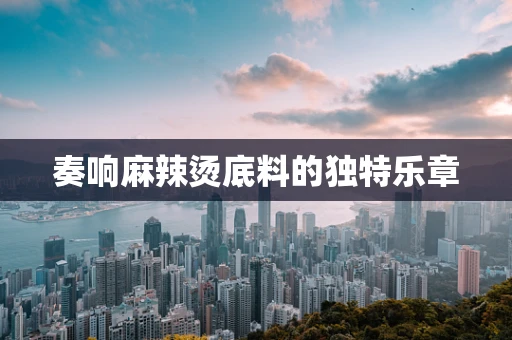 奏响麻辣烫底料的独特乐章
