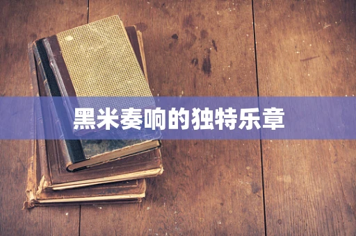 黑米奏响的独特乐章