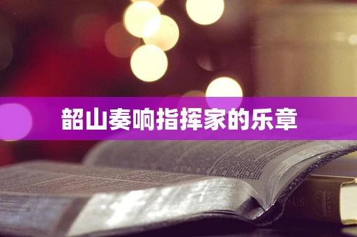 韶山奏响指挥家的乐章